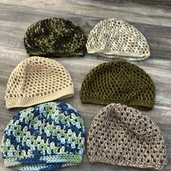 Crochet Beanie Lot - Picture 1 of 13